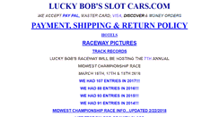 Desktop Screenshot of lucky-bobs-slot-cars.com